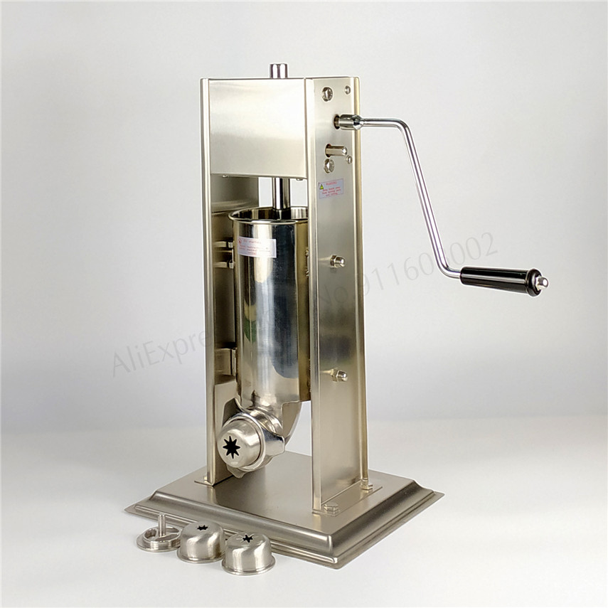 Churros Extruder Machine Manual - 츄러로 제조기 2L 소시지 스터퍼 필러