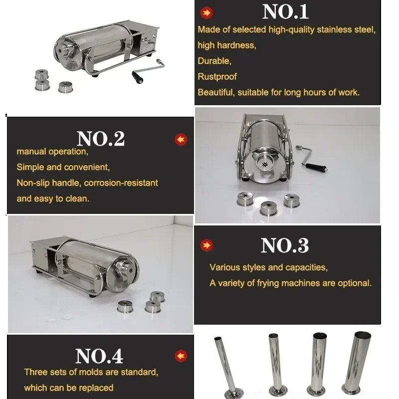 Churros Extruder Machine Manual - 2025 신형 WDG3 츄러스 메이커 3L