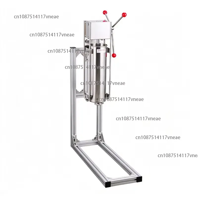 Churros Extruder Machine Manual - 수동식 추로스 제조기, 스테인리스 스틸 재질,