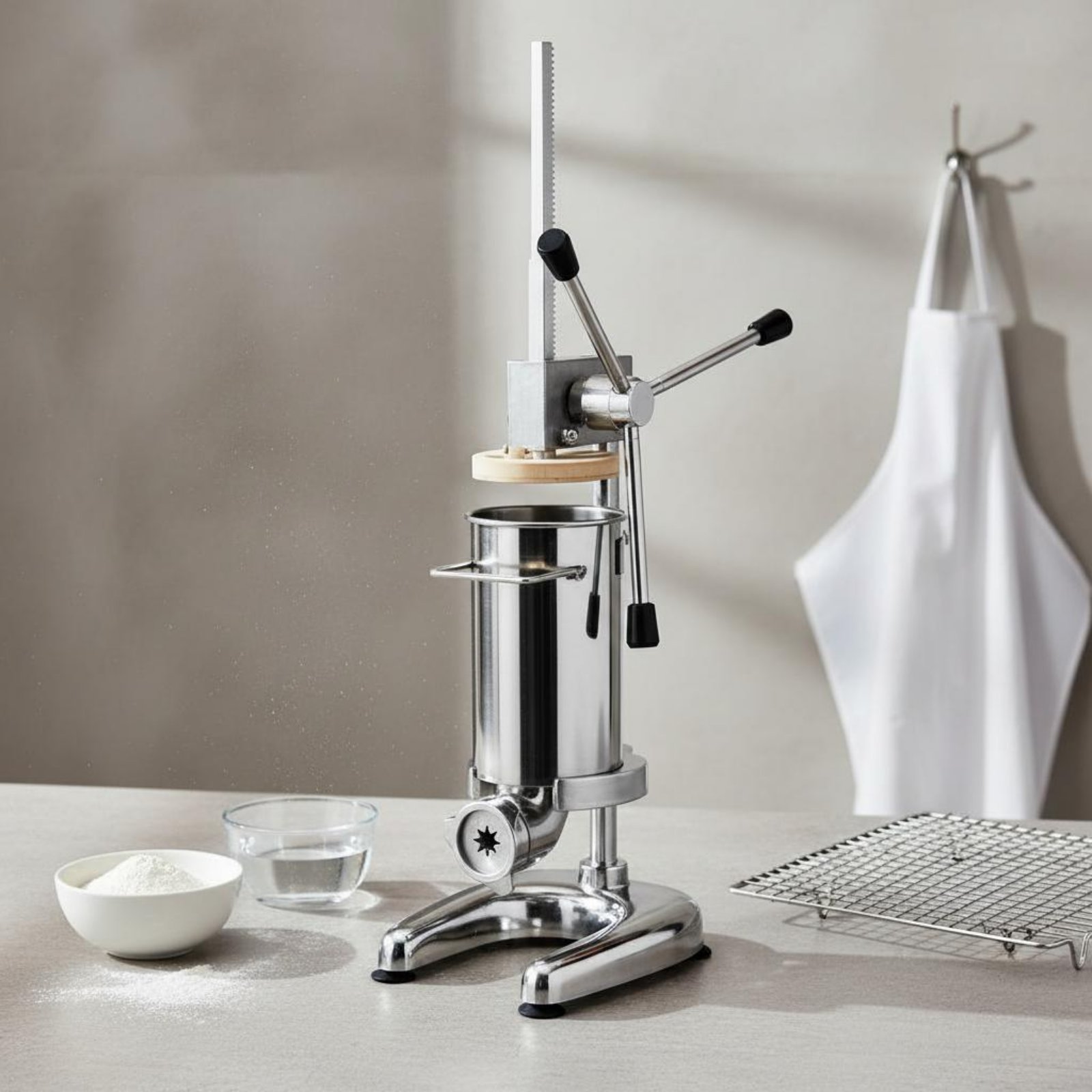 Churros Extruder Machine Manual - 츄러스 압출기, 세척이 간편한 스테인리스 스틸