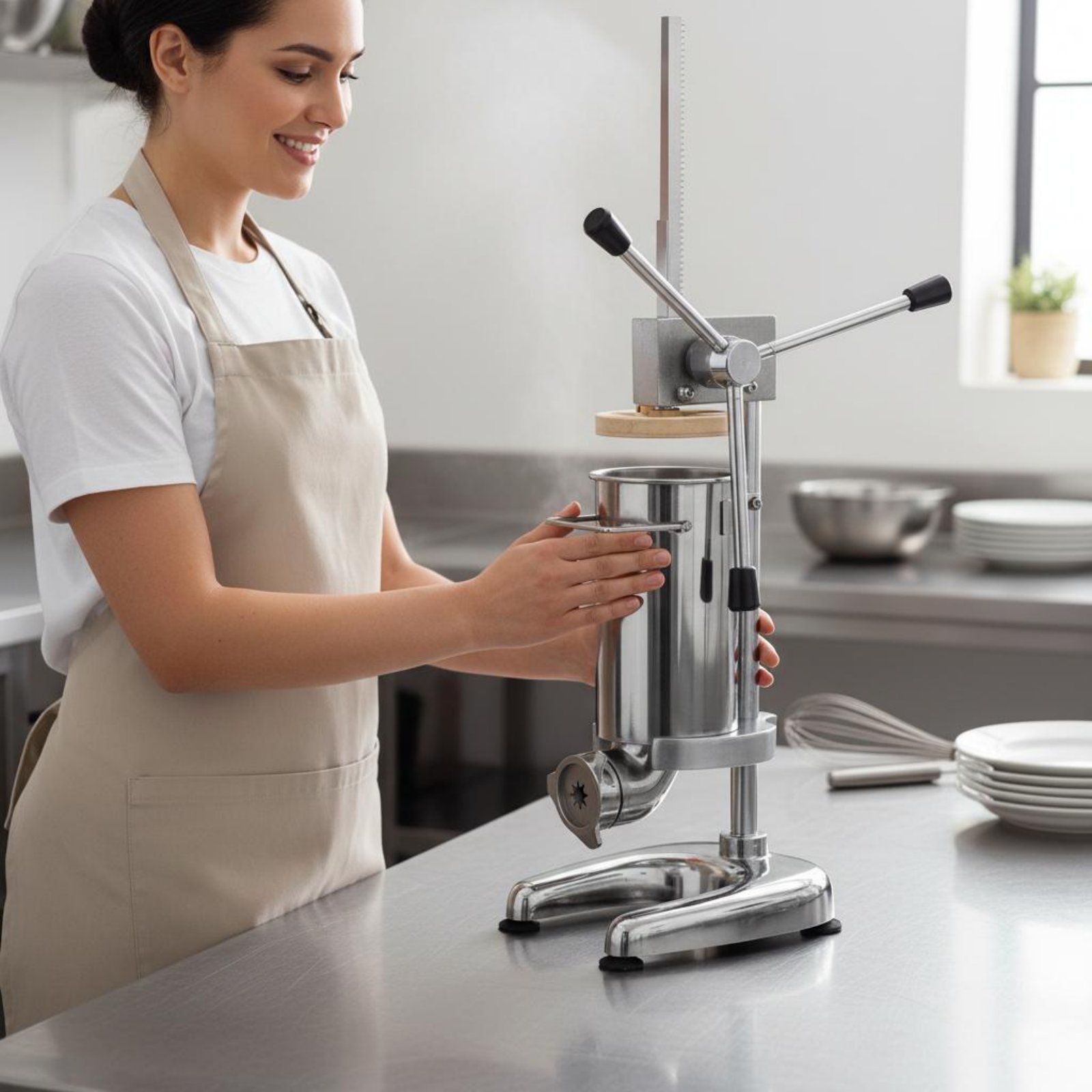 츄러스 압출기 3L 용량 스테인리스 스틸 츄러스 기계  - Churros Extruder Machine Manual 리뷰 및 가격
