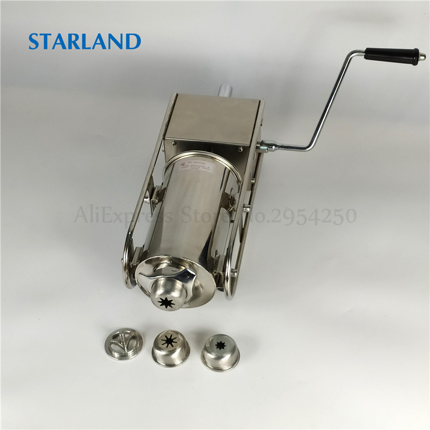 1Pcs 2L 스페인 Churros 만드는 기계 스테인 - Churros Extruder Machine Manual 리뷰 및 가격
