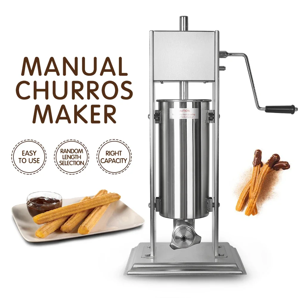 홈와이즈 3L/5L 수동 추로스 메이커 라틴 과일 기계 - Churros Extruder Machine Manual 리뷰 및 가격