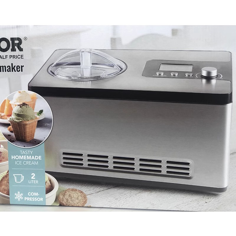 ICE 컴프레서 냉동 아이스크림 기계, 소형 상업용 자 - Commercial Waffle Cone Maker Ice Cream 리뷰 및 가격