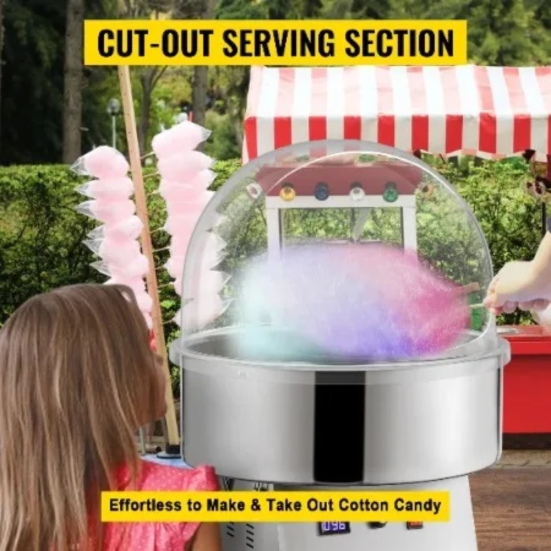 21인치 상업용 솜사탕 기계 커버 투명 설탕 제조기 버 - Cotton Candy Maker With Cover Shield 리뷰 및 가격