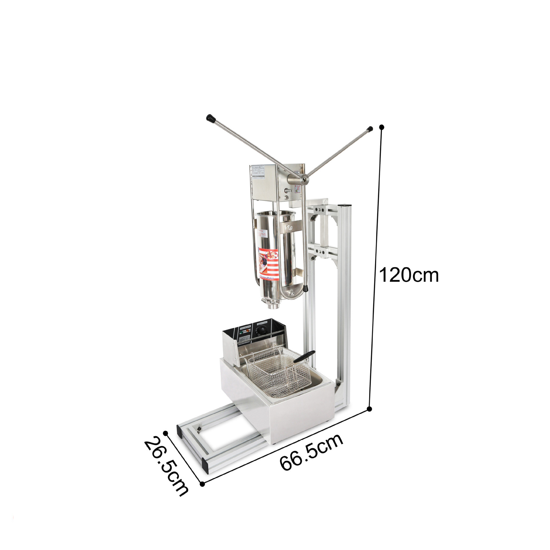수동 프레스 츄러스 제조기 츄러스 압출기 프라이어 포함 - Churros Extruder Machine Manual 리뷰 및 가격