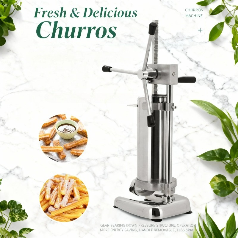 산업용 츄러스 필러 제조기 수동 핸들 츄러스 반죽 압출 - Churros Extruder Machine Manual 리뷰 및 가격