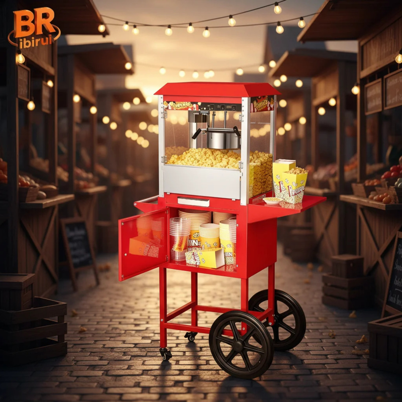 빨간색 8온스 전기 상업용 팝콘 메이커 1250W 자동 - Commercial Popcorn Maker 8Oz 리뷰 및 가격