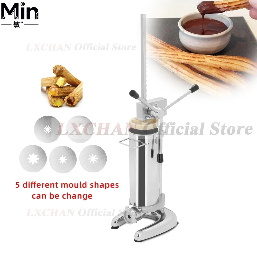 홈와이즈 2L 3L 소형 수동 스페인 추로스 메이커 5 - Churros Extruder Machine Manual 리뷰 및 가격