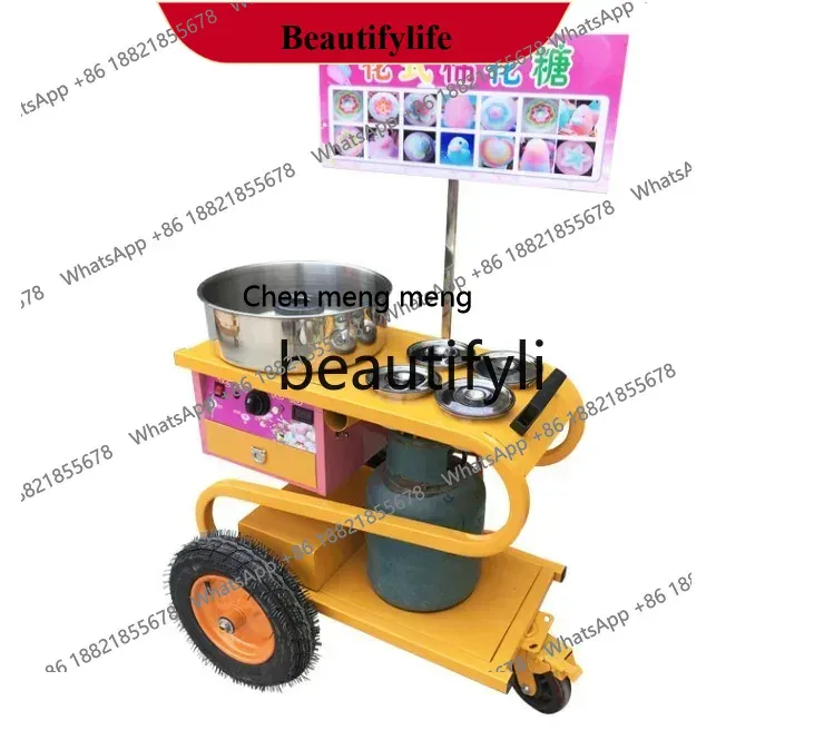 자동화된 화려한 가스 상업용 카트형 전기 신형 솜사탕  - Commercial Cotton Candy Machine Cart 리뷰 및 가격
