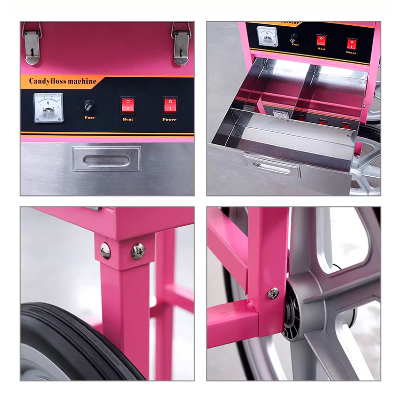 전기식 솜사탕 기계(카트 포함) 상업용 솜사탕 제조기  - Commercial Cotton Candy Machine Cart 리뷰 및 가격